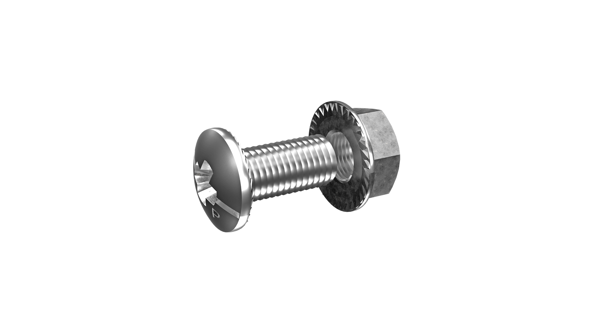 Skruvpack 50 st M8x16 mm