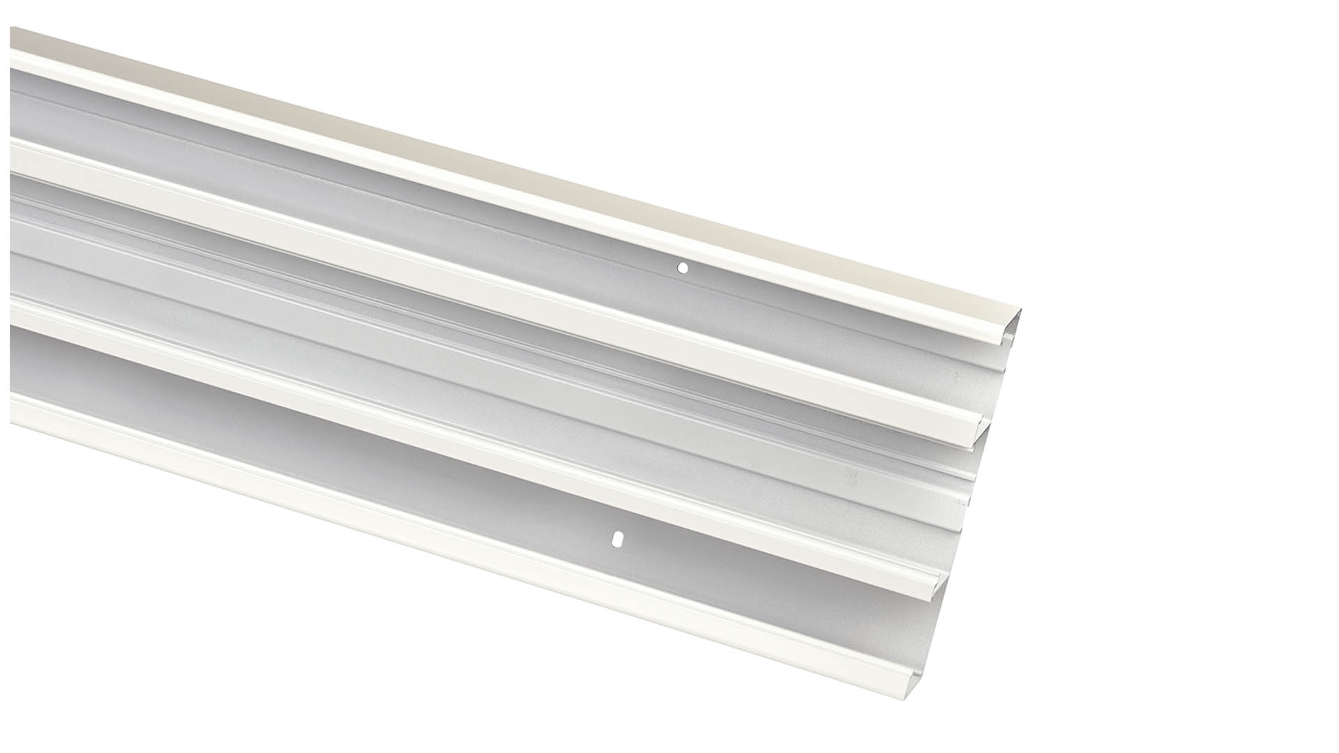 Väggkanal 220/2x45-80x65 mm 3 m, vit